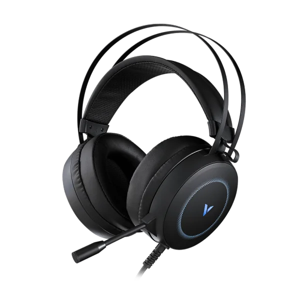 RAPOO VH160 Headset 7.1 Surround Sound Stereo Headphone USB Microphone Breathing RGB LED Lightweight, PC Gaming